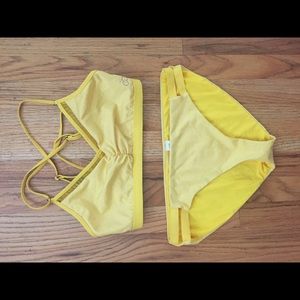 Calia swimsuit top and bottom